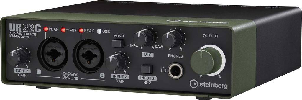 Steinberg Steinberg Audio Interface Green UR22C GN USB3.0 32bit/192kHz