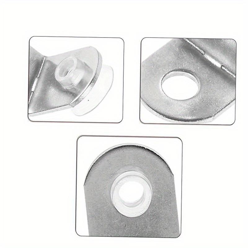 16pcs Small Corner Glass Holder Brackets Brackets Wood Brackets Shelves Shelf Supports