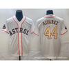 Houston Astros Baseball Jersey Bregman 2 Altuve 27 Embroidered Sports Shirt Men
