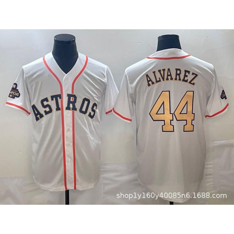 Houston Astros Baseball Jersey Bregman 2 Altuve 27 Embroidered Sports Shirt Men