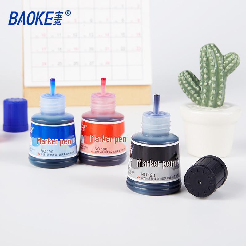 Bao Ke NO190 Oil-Based Marker Ink Refill, 36ML
