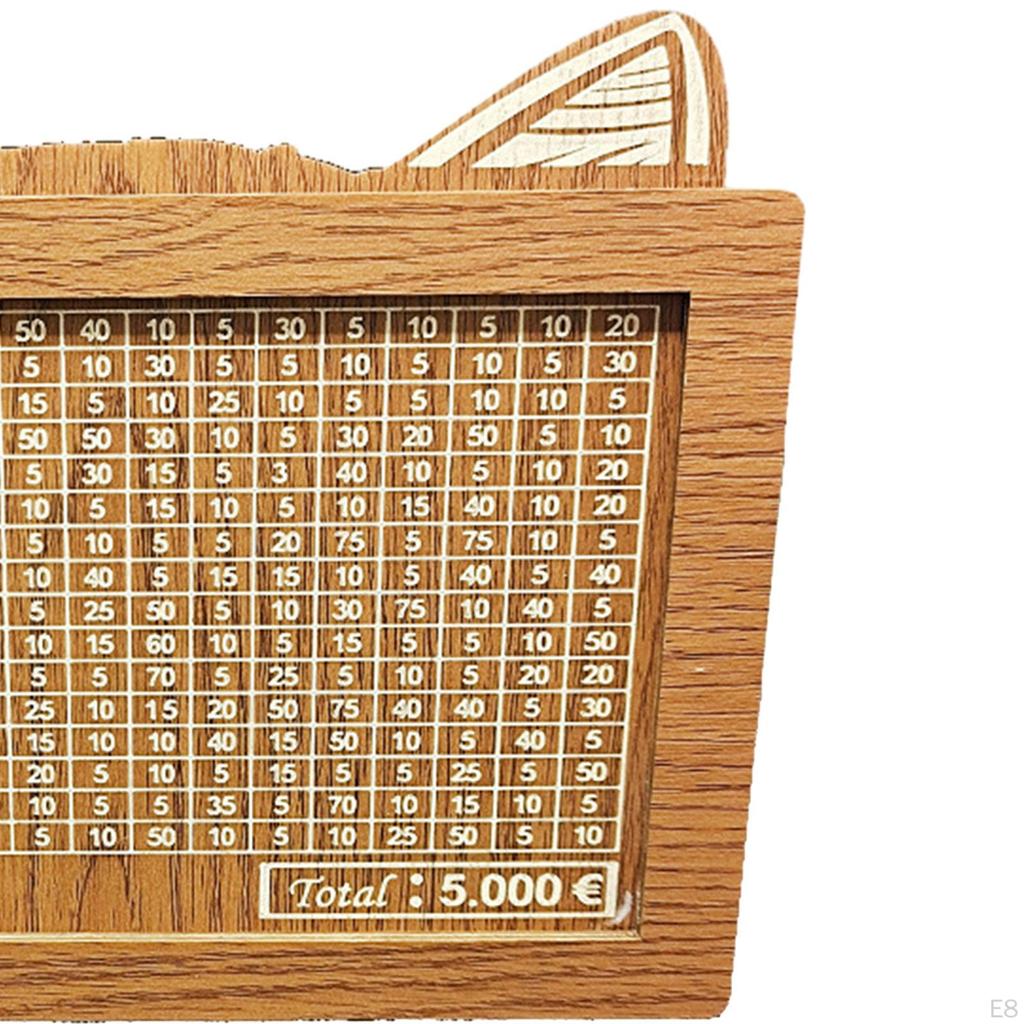 Classic Wooden Bank with Digital Display for Saving Money