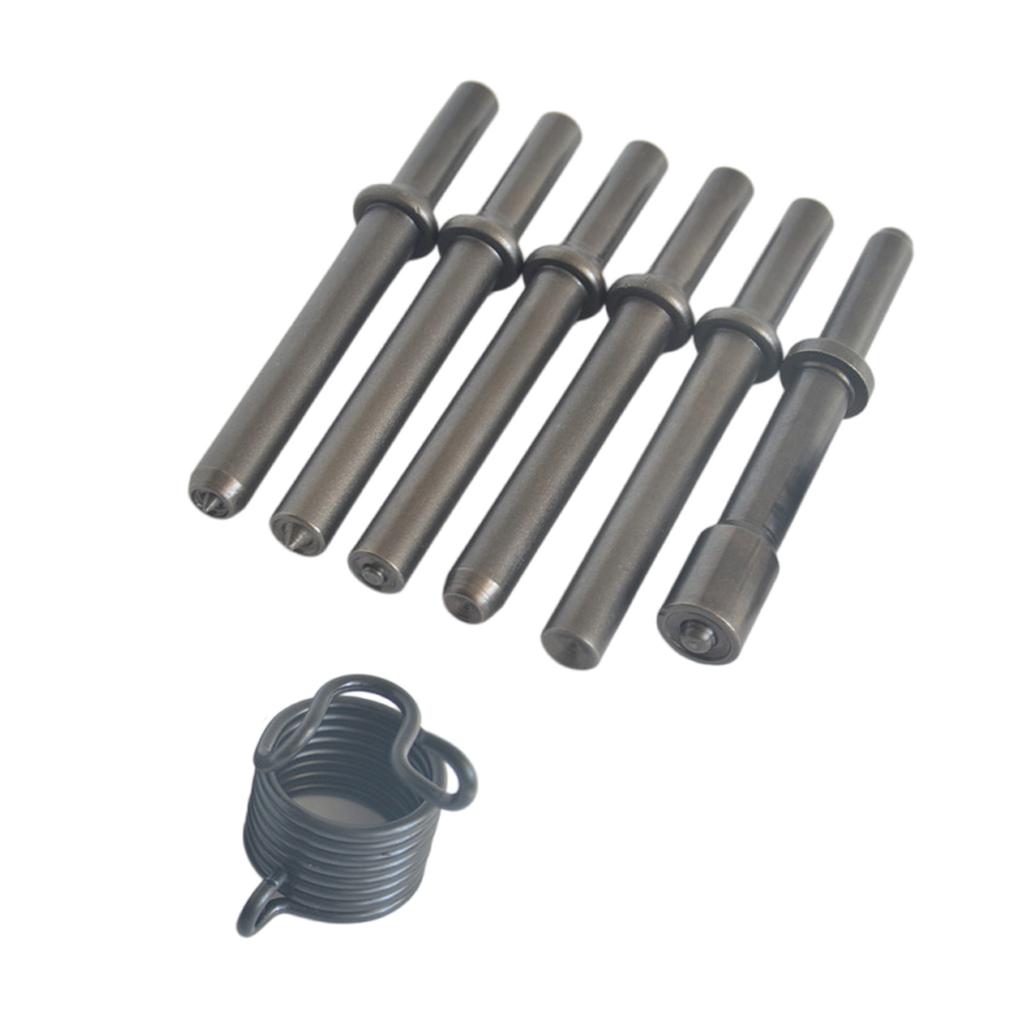 Heavy Duty Smoothing Air Hammer Pneumatic Chisel Bits Tools Pneumatic Chisels with Spring for Construction Repair Task