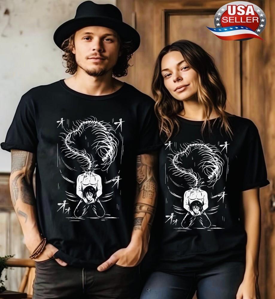 

Eren Yeager T-Shirt,Shingeki Kyojin,Attack on Titan Black Shirt,Christmas gift S