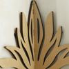 Artistic Carved Hollowed Flower Corner Shelf Wall Mounted Storage Rack Home Decors Crystal Display Floating Organizers