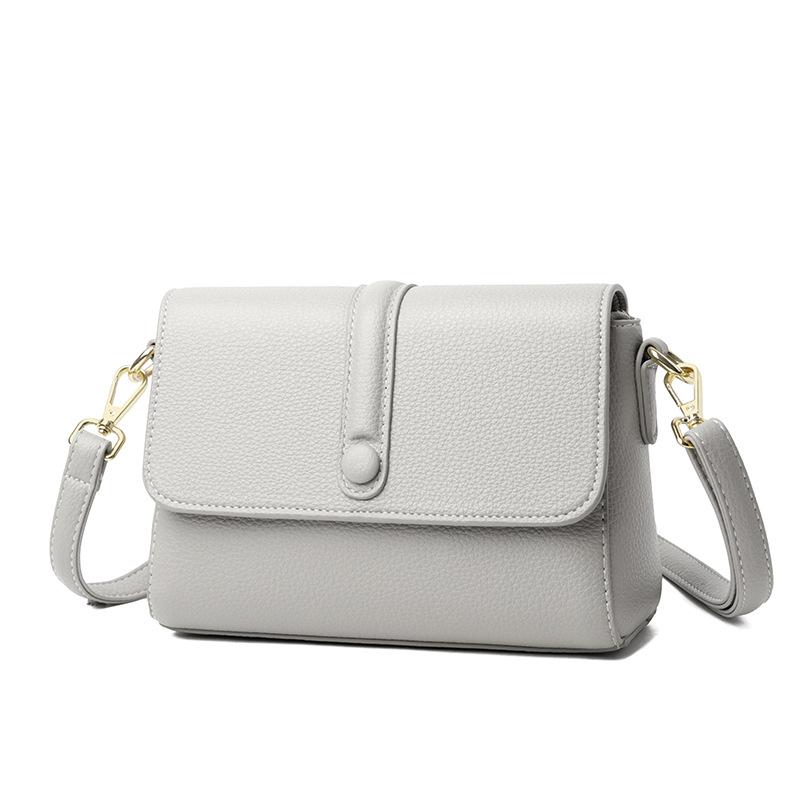 

Сумка кроссбоди женская сумка 2025 новая женская сумка модная универсальная женская повседневная маленькая квадратная сумка большая вместительность сумка на плечо светло-серый