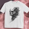 Screaming Skull T-Shirt: Dark Gothic Horror Illustration