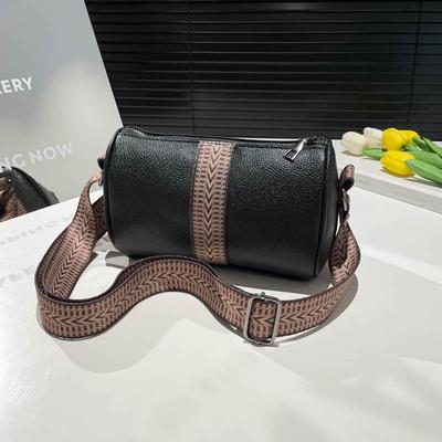 Retro Small Square Bag Female Solid Color Shoulder Pillow Bag Easy Mage Simple Messenger Women's Bag