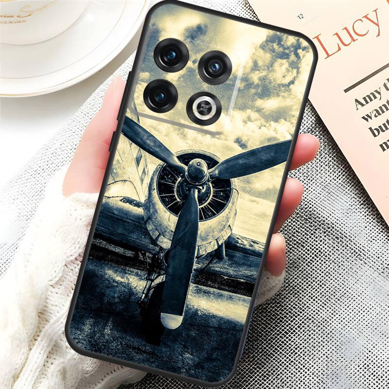 Aircraft Plane Cover For OnePlus 13 15 13R 13T 12 12R 10T 11 10 Pro OnePlus Nord 5 CE 3 4 Lite N20 N30 Case