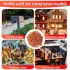 50pcs 1:16 Real Mini Bricks Model, Miniature Figurine Landscaping Accessories, DIY Fake Bricks Toy For Fairy Garden Building