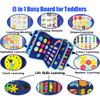Baby Busy Board Early Educational Toys Toddlers Montessori Busy Book Activity Skills Learning Board Sensory Development Toys