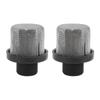 2 pcs Durable Efficient Inlet Filter Multifunctional 3/4-Inch Strainer Filter Suction Strainer Industrial