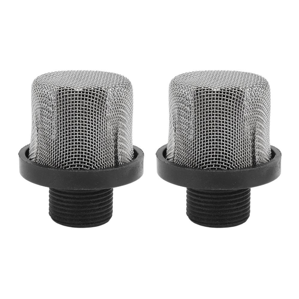 2 pcs Durable Efficient Inlet Filter Multifunctional 3/4-Inch Strainer Filter Suction Strainer Industrial