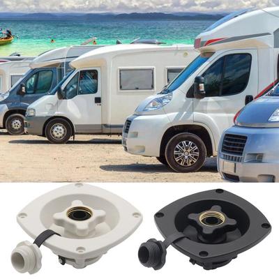 RV Water Inlet With Cover RV City Water Inlet Plug With Lid Camping Car Water Hose Inlet Valve Connection For Motorhome
