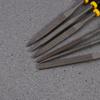 6Pcs Mini File Set Wood Rasp 180x5mm Anti-Skid Comfortable Handle Rough Shaping Wood Metal Plastic Rasp Tool