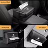 KSDQ3 Car Tissue Box Sun Visor Seat Back Paper Towel Storage Bag For Skoda Octavia Kodiaq Superb Fabia Kamiq Rapid Karoq Enyaq Scala