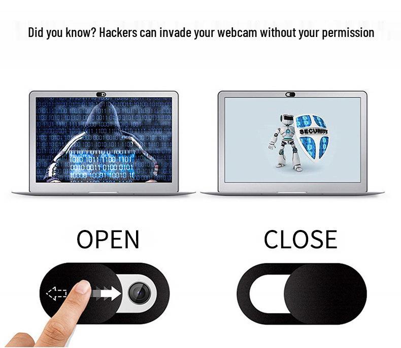 Oval Webcam Privacy Cover Sticker for Phones and Computers