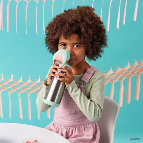 B.box Children's Insulated Water Bottle with Straw, 350ml Capacity, Keeps Drinks Hot or Cold, One-Push Operation, Top-Rack Dishwasher Safe [Authentic