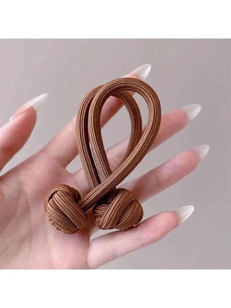 

Hairbands Scrunchies High Ponytail Rubber Bands Knotted Hair Ropes Hair Accessories Elastic Head Rope Headwear Hair Band