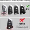 T-Carbon Key Fob Cover Compatible With BMW Key Fob Protecetor Compatible With BMW 2 3 4 5 6 6GT 7 8 Series,X1 X2 X3 X4 X5 X6 X7 M3 M4 M5 M8 X3M X4M
