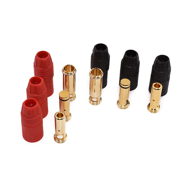 AS150 Anti-Spark 7mm Gold-Plated High Current Battery Connector - Male & Female