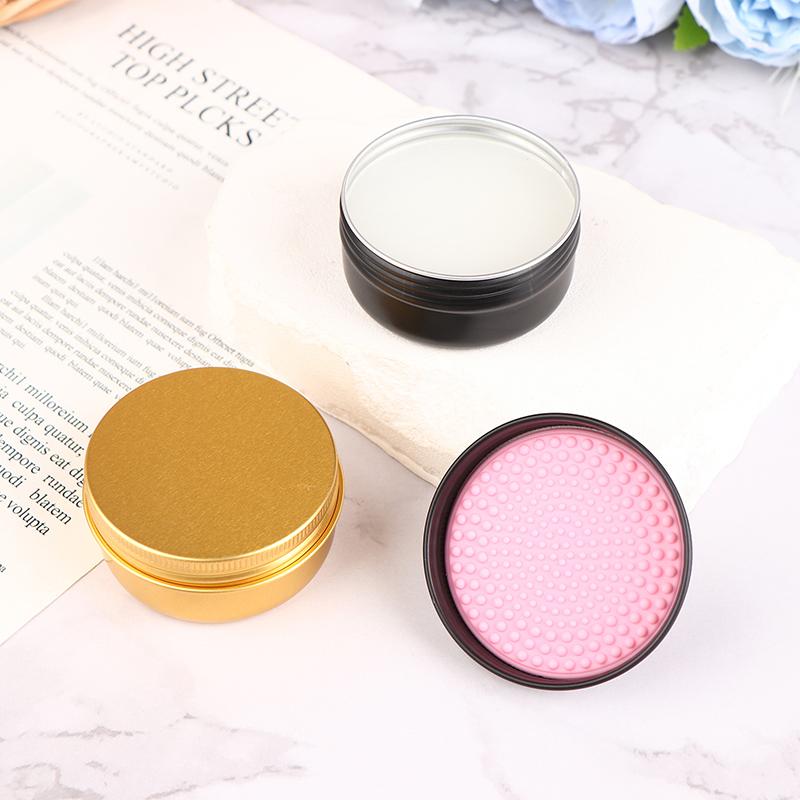 2In1 Silicone Makeup Brush Cleaner Soap Pad Washing Scrubber Board Cleaner Bowl