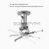 Projector Ceiling Bracket Universal 360 Degrees Swivel Adjustment Extendable Arms Hanger For Epson Optoma Benq Projector