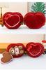 Cross-Border New Year Love Heart Bear Plush Toy - Cute Companion Gift for Couples and Birthdays