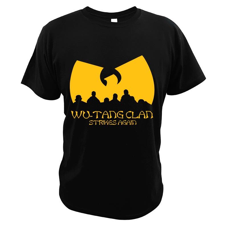 

Wu Tang Clan Strikes Again футболка в стиле хип-хоп, рэперская футболка, мягкие высококачественные футболки с круглым вырезом и короткими рукавами