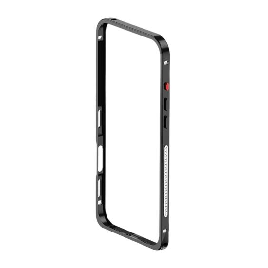 Metal Phone Case for IPhone 17/17 Pro/17 Max/17 Air Detachable Lens Cover & Heat Dissipation Phone Case Ultra-Thin Protective Frame with Hidden Strap