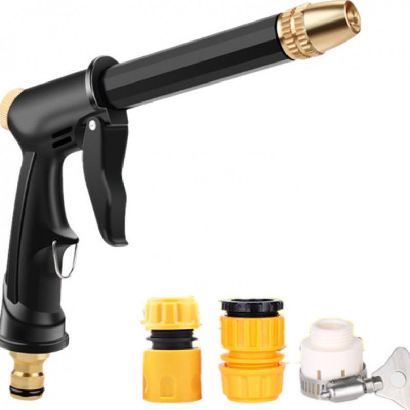 High-Pressure Car Wash & Agricultural Spray Head with Freeze-Proof, Sun-Proof Hose Connector