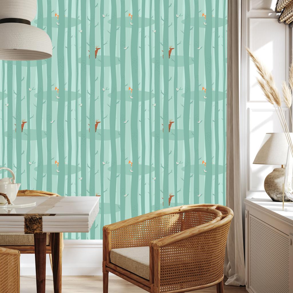 Trees forest and nature wallpaper for living room and bedroom 50x1000