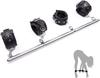 Soxeeh SM Steel Restraint SM Foot and Can Be Used Leg Restraints Goods, Rods, Set, Handcuffs, Separately, Handcuffs, Cuffs, Restraints, (Black)