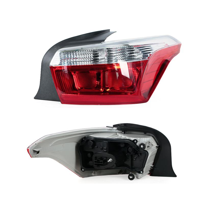 Rear Bumper Tail Light Turn Signal Brake Lamp Housing Without Bulb Car Accessories For Citroen C-Elysee Sedan 2014 2015 2016