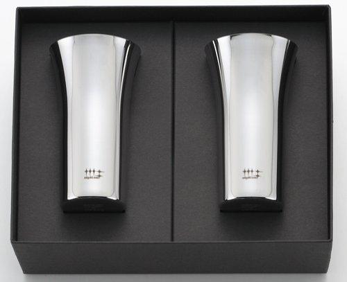 Yoshikawa Stainless Steel Tumbler, Made in Japan, Perfect for Sipping Beer, Silver, 190ml, Set of 2, Polishing Syndicate, YJ1108