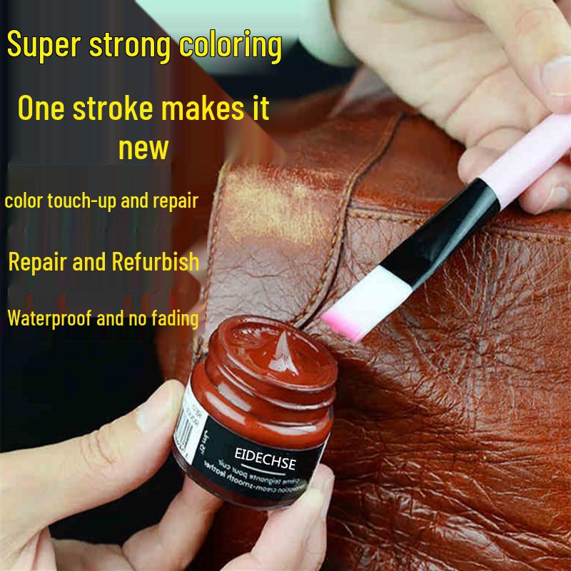 Echtes Leder Sofa & Autositz Reparaturcreme - Stellt Risse, Kratzer, Abblättern & Abnutzung wieder her