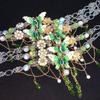 Imitation Pearl Rhinestone Butterfly Necklace Multi-layer Women's Choker  Girls