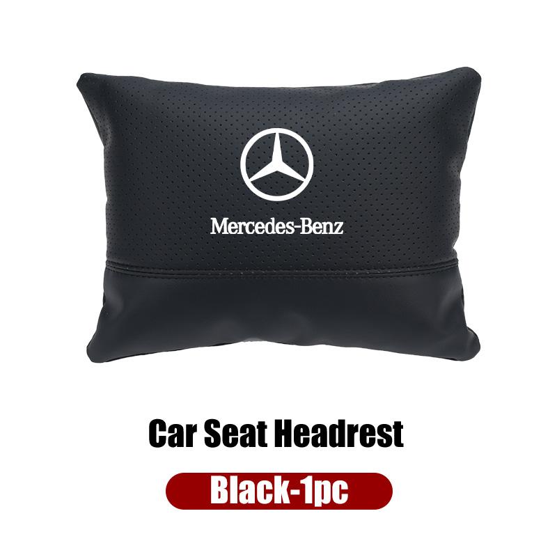 ISD4 2026 Hot Car Headrest Interior Accessories Neck Pillow For Mercedes Benz AMG W204 W205 W203 W211 W212 W213 W201 W210 W124 W126 W