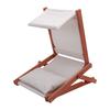 Foldable Beach Sunbathing Headrest Sunshade Chair Portable Wooden Beach Headrest Sunshade with Pillow