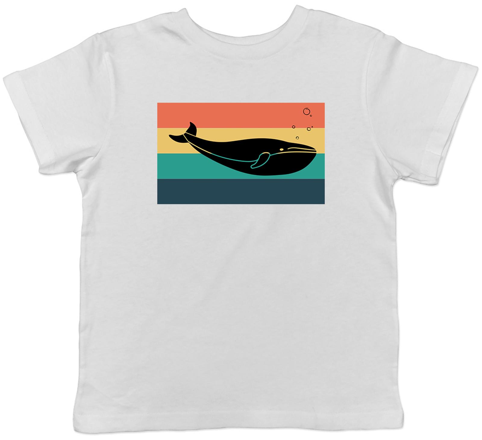 

Vintage Whale Lover Kids T-Shirt World Whale Day Childrens Boys Girls Gift 140