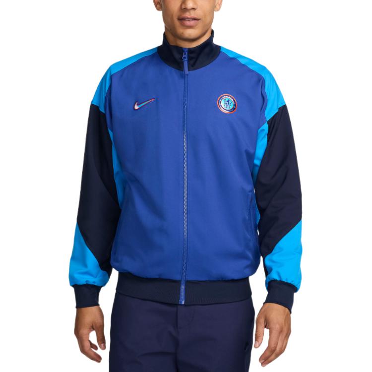 New Nike Chelsea Fc Strike Men's Nike Dri FIT Soccer Anthem Jacket HF1827-495