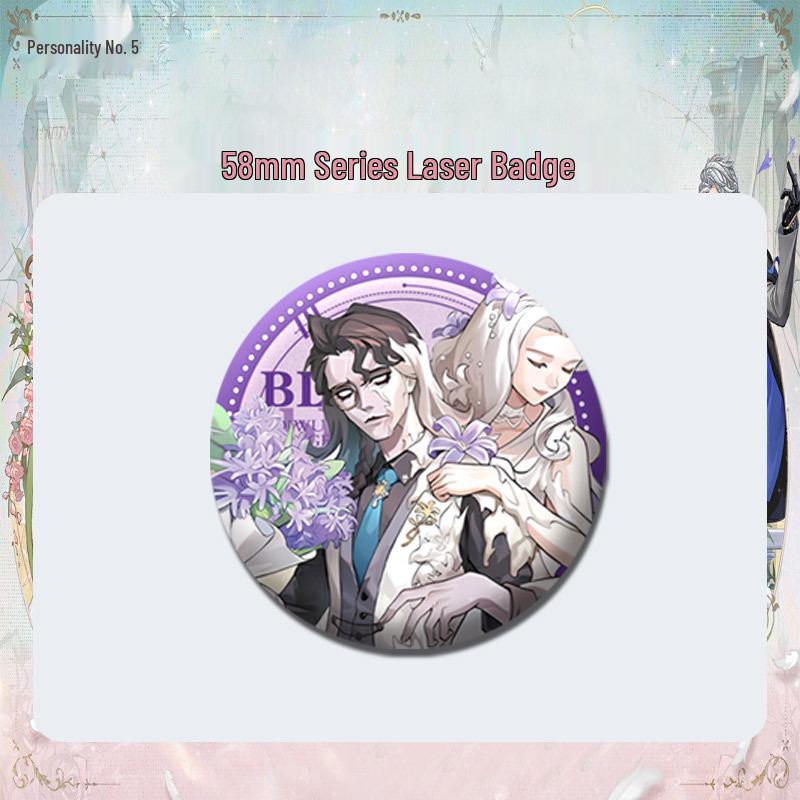 Spring Overture Badge: Identity V Psychologist Patient Collection - Guzi Xin Huan Gift Badge for Birthdays 58mm Badge
