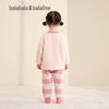 Balabala Kids' 2025 Winter Half-Velvet Pajama Set