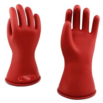 Insulation Work Glove 5KV High Voltage Safety Electric Mittens IEC60903 Class 0 Soft Latex Rubber Insulating Gloves