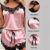 Erotic Lingerie Sexy Ladies Pyjamas Suspenders Shorts Homewear Three-Point Pink Student Pyjama Set Easy