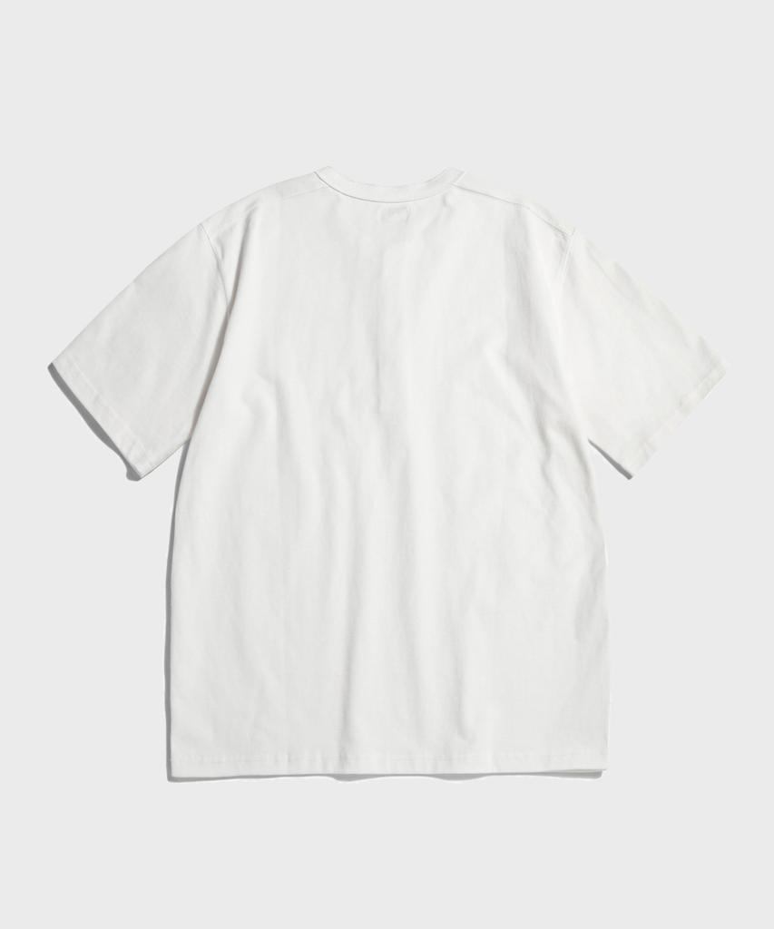 Beulonseun 10.6 Oz Cotton Short Sleeve Henley Tee White