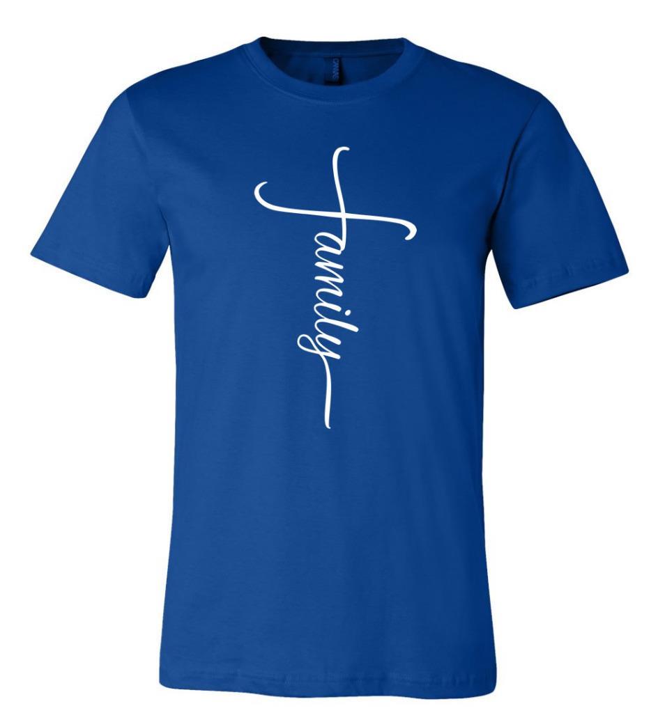 Family Sideways Cross Soft T-Shirt M