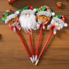 Weihnachtsgeschenk Cartoonfigur Kugelschreiber mit Glocke Laser Weihnachten Kinder Schülerpreise