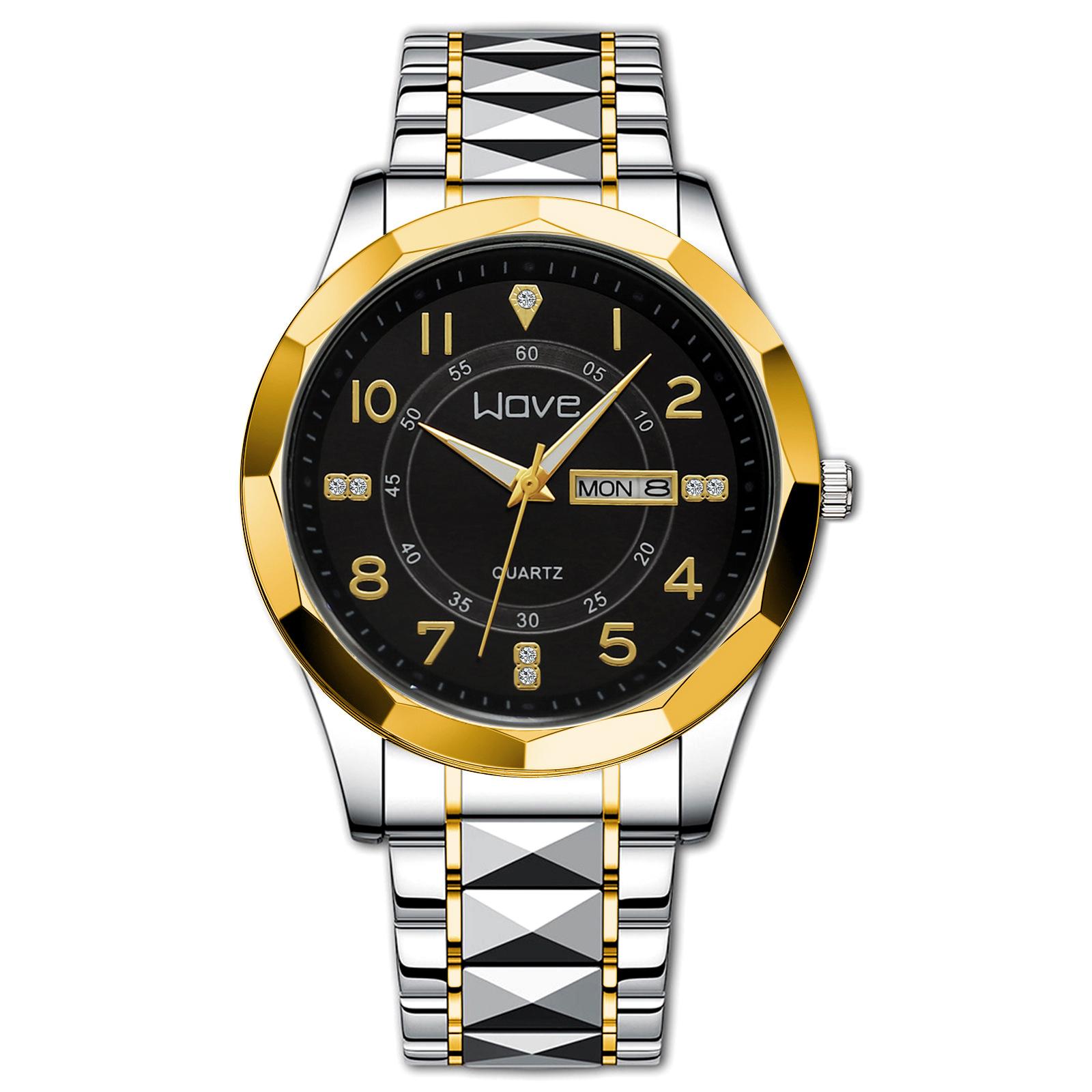 Langjue Men S Watch Luminous Watch, Weekly Double Calendar Quartz Watch, Couple Watch bare watch