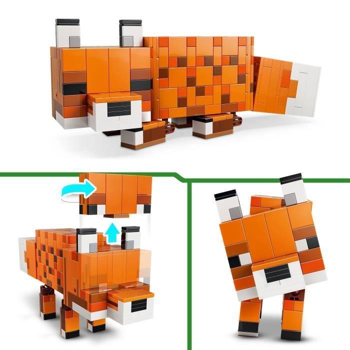 LEGO Minecraft 21588 La Volpe - Gioco 3D Ragazzo o Ragazza dai 10 anni in su - Statuetta di Animale